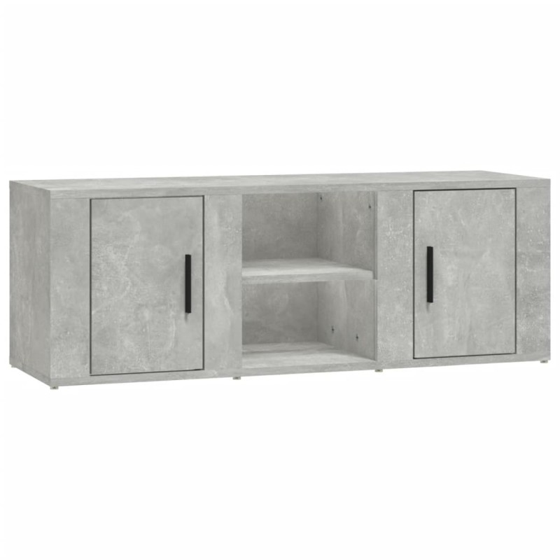 vidaXL Έπιπλο Τηλεόρασης Γκρι Σκυρ. 100x31,5x35 εκ. Επεξ. Ξύλο