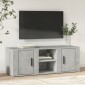 vidaXL Έπιπλο Τηλεόρασης Γκρι Σκυρ. 100x31,5x35 εκ. Επεξ. Ξύλο