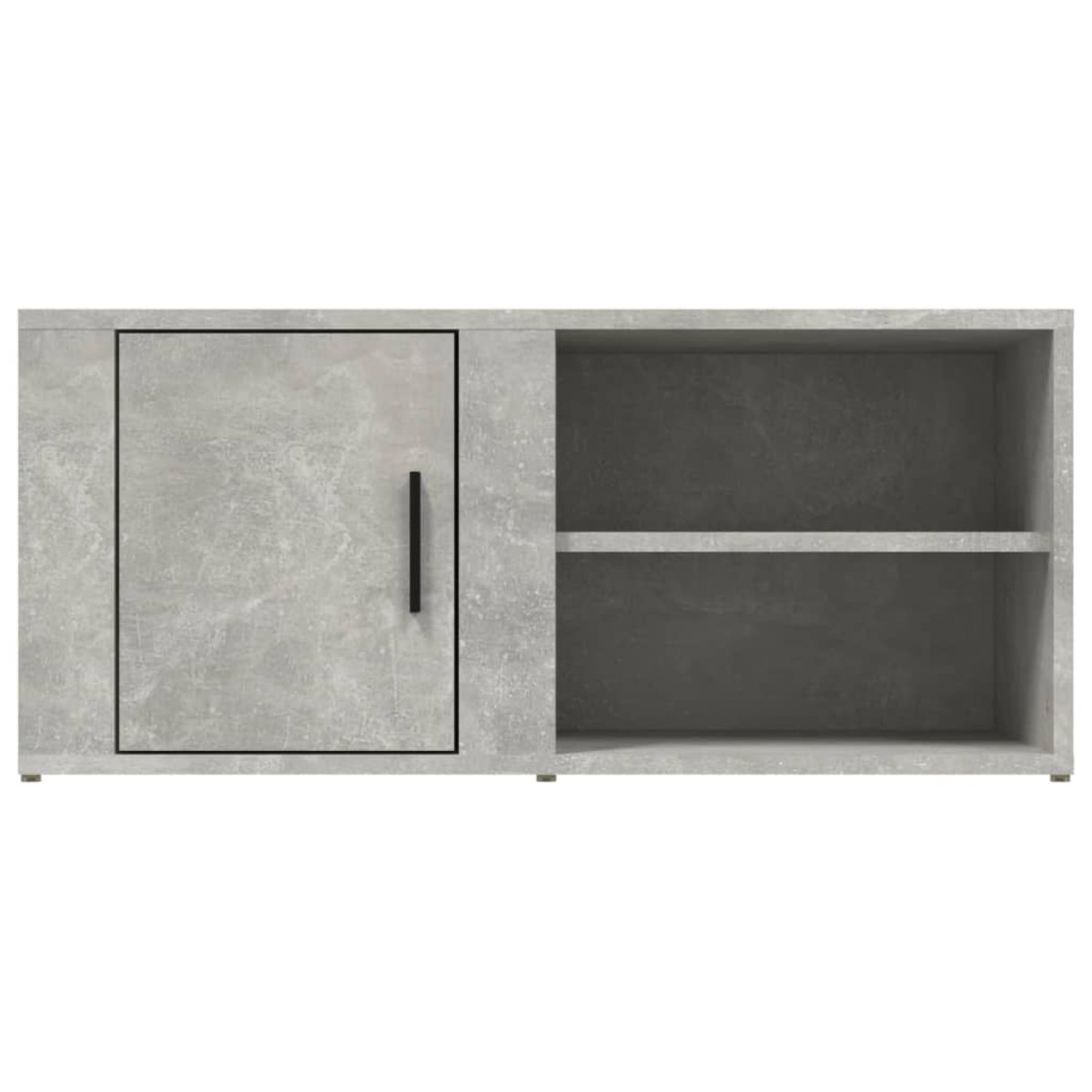 vidaXL Έπιπλα Τηλεόρασης 2 τεμ. Γκρι Σκυρ. 80x31,5x36εκ. Επεξεργ. Ξύλο