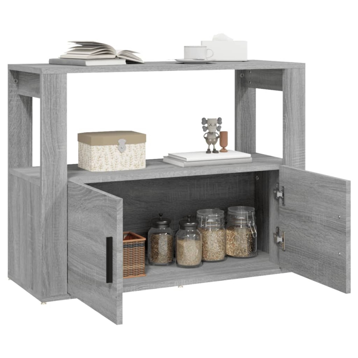 vidaXL Ντουλάπι Γκρι Sonoma 80x30x60 εκ. από Επεξεργασμένο Ξύλο