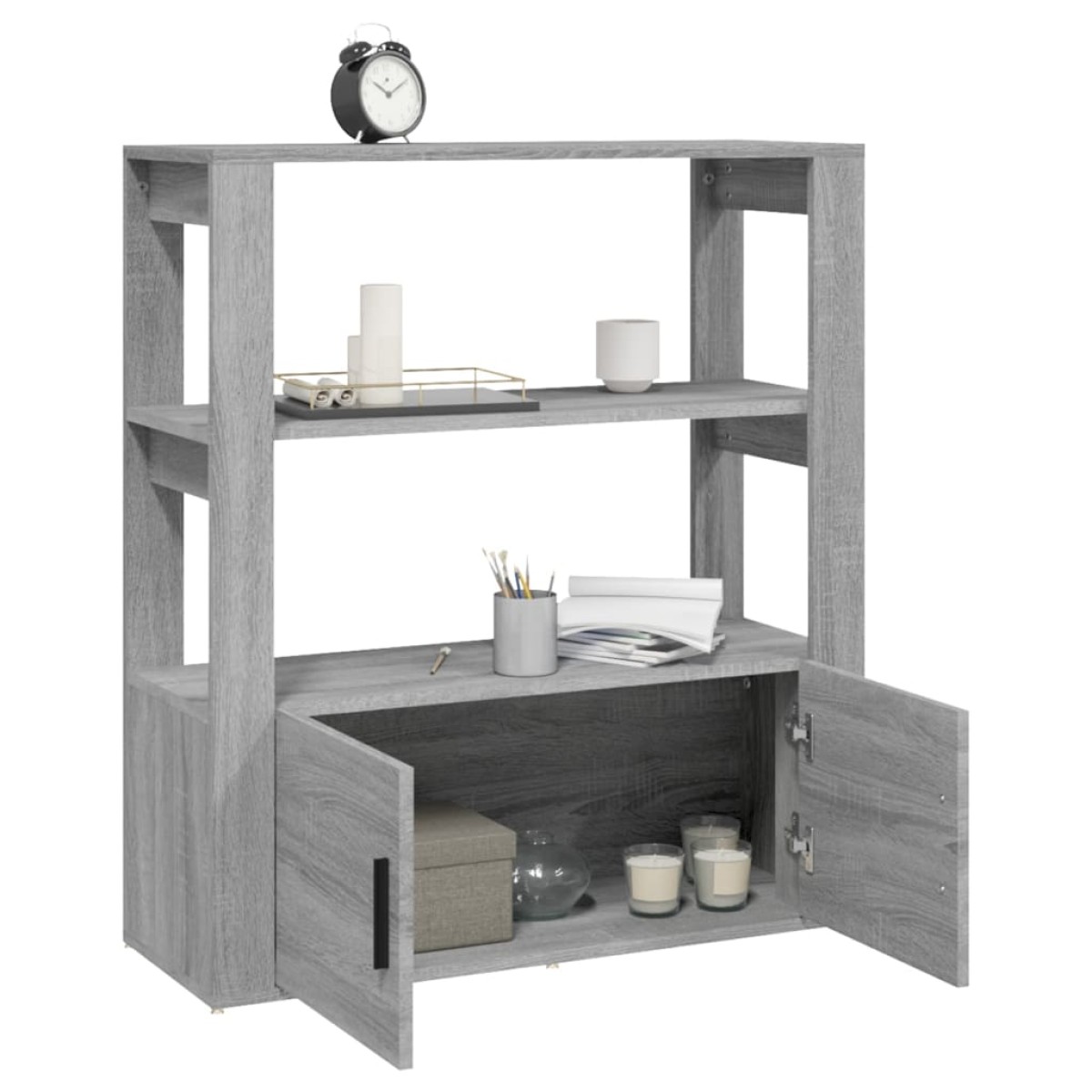 vidaXL Ντουλάπι Γκρι Sonoma 80x30x90 εκ. από Επεξεργασμένο Ξύλο