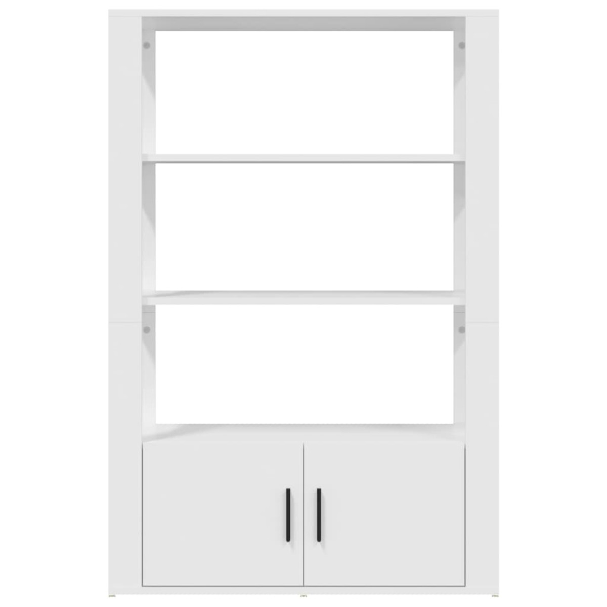 vidaXL Ντουλάπι Λευκό 80 x 30 x 119,5 εκ. από Επεξεργασμένο Ξύλο