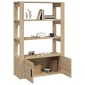 vidaXL Ντουλάπι Sonoma Δρυς 80x30x119,5 εκ. από Επεξεργασμένο Ξύλο