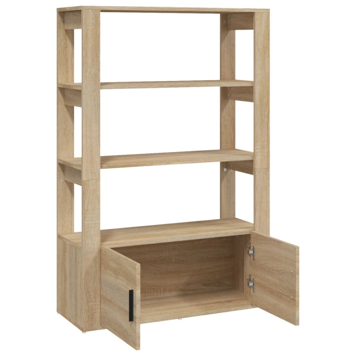 vidaXL Ντουλάπι Sonoma Δρυς 80x30x119,5 εκ. από Επεξεργασμένο Ξύλο