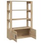 vidaXL Ντουλάπι Sonoma Δρυς 80x30x119,5 εκ. από Επεξεργασμένο Ξύλο