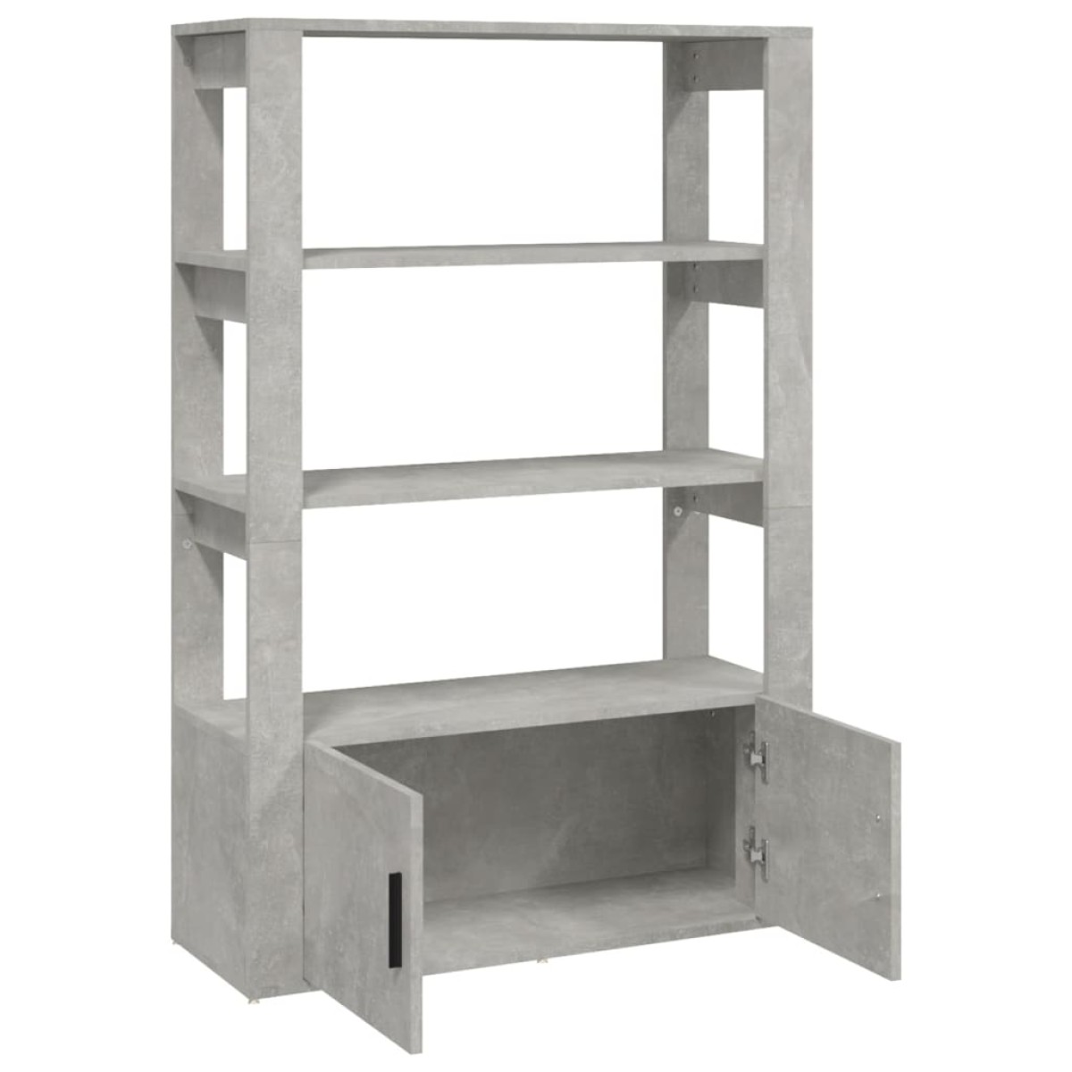 vidaXL Ντουλάπι Γκρι Σκυροδέματος 80x30x119,5 εκ. Επεξεργασμένο Ξύλο