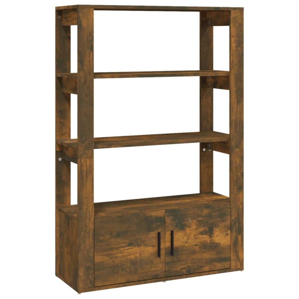 vidaXL Ντουλάπι Καπνιστή Δρυς 80x30x119,5 εκ. από Επεξεργασμένο Ξύλο