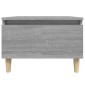 vidaXL Τραπέζι Βοηθητικό Γκρι Sonoma 50x46x35 εκ. Επεξεργασμένο Ξύλο