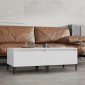 vidaXL Βοηθητικά Τραπέζια 2 τεμ. Λευκά 50x46x35 εκ. Επεξεργασμένο Ξύλο
