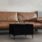 vidaXL Βοηθητικό Τραπέζι Μαύρο 50x46x35 εκ. από Επεξεργασμένο Ξύλο