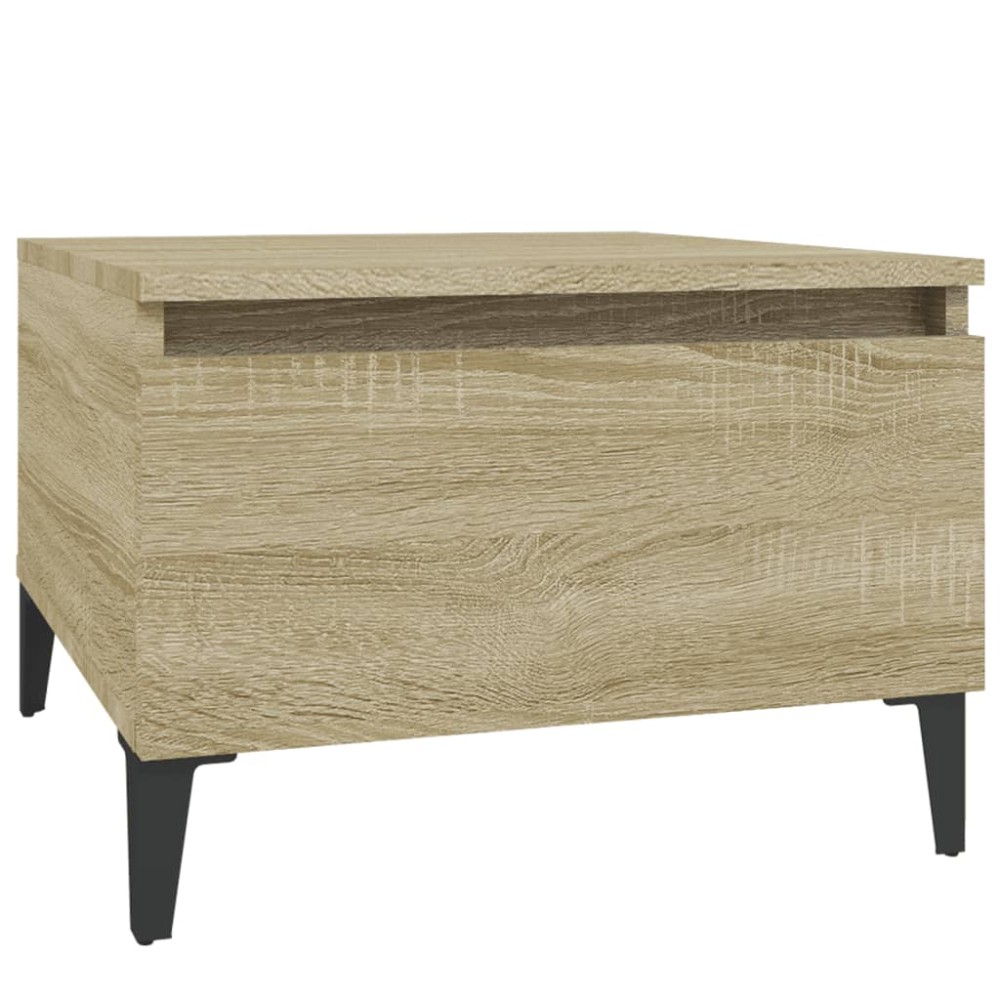 vidaXL Βοηθητικό Τραπέζι Sonoma Δρυς 50x46x35 εκ. Επεξεργασμένο Ξύλο