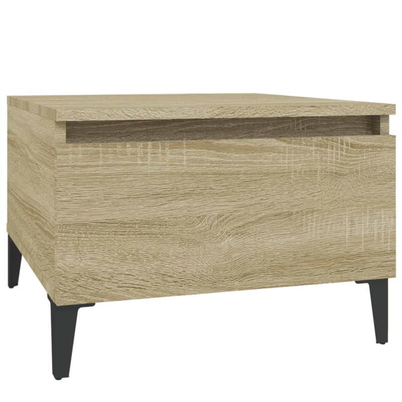 vidaXL Βοηθητικό Τραπέζι Sonoma Δρυς 50x46x35 εκ. Επεξεργασμένο Ξύλο