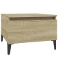 vidaXL Βοηθητικό Τραπέζι Sonoma Δρυς 50x46x35 εκ. Επεξεργασμένο Ξύλο