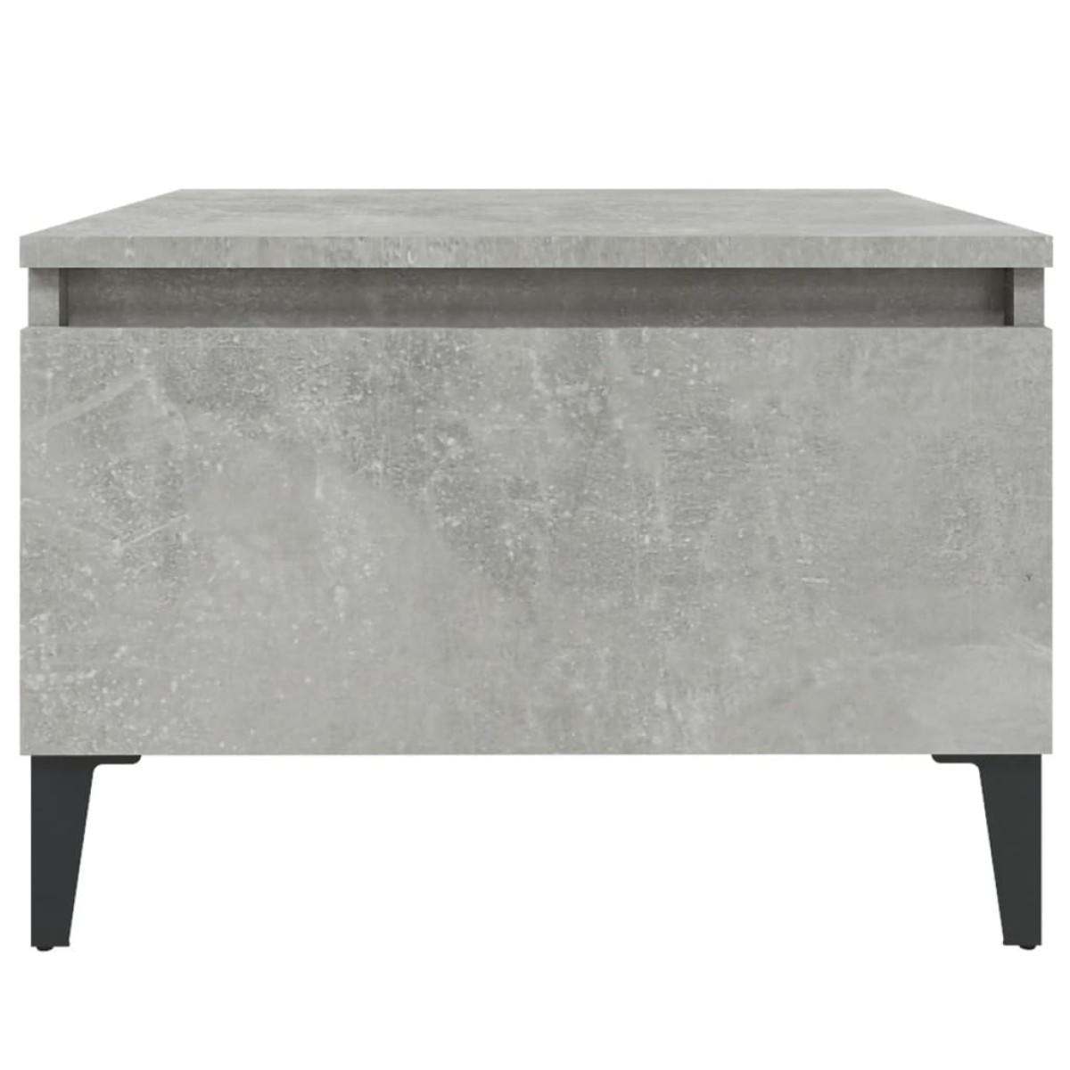 vidaXL Τραπέζια Βοηθητικά 2 τεμ. Γκρι Σκυροδ. 50x46x35 εκ. Επεξ. Ξύλο