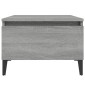 vidaXL Τραπέζι Βοηθητικό Γκρι Sonoma 50x46x35 εκ. Επεξεργασμένο Ξύλο