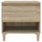 vidaXL Κομοδίνα 2 τεμ. Sonoma Δρυς 50x46x50 εκ. από Επεξεργασμένο Ξύλο