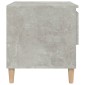 vidaXL Κομοδίνα 2 Τεμ. Γκρι Σκυροδέματος 50x46x50 εκ. από Επεξ. Ξύλο
