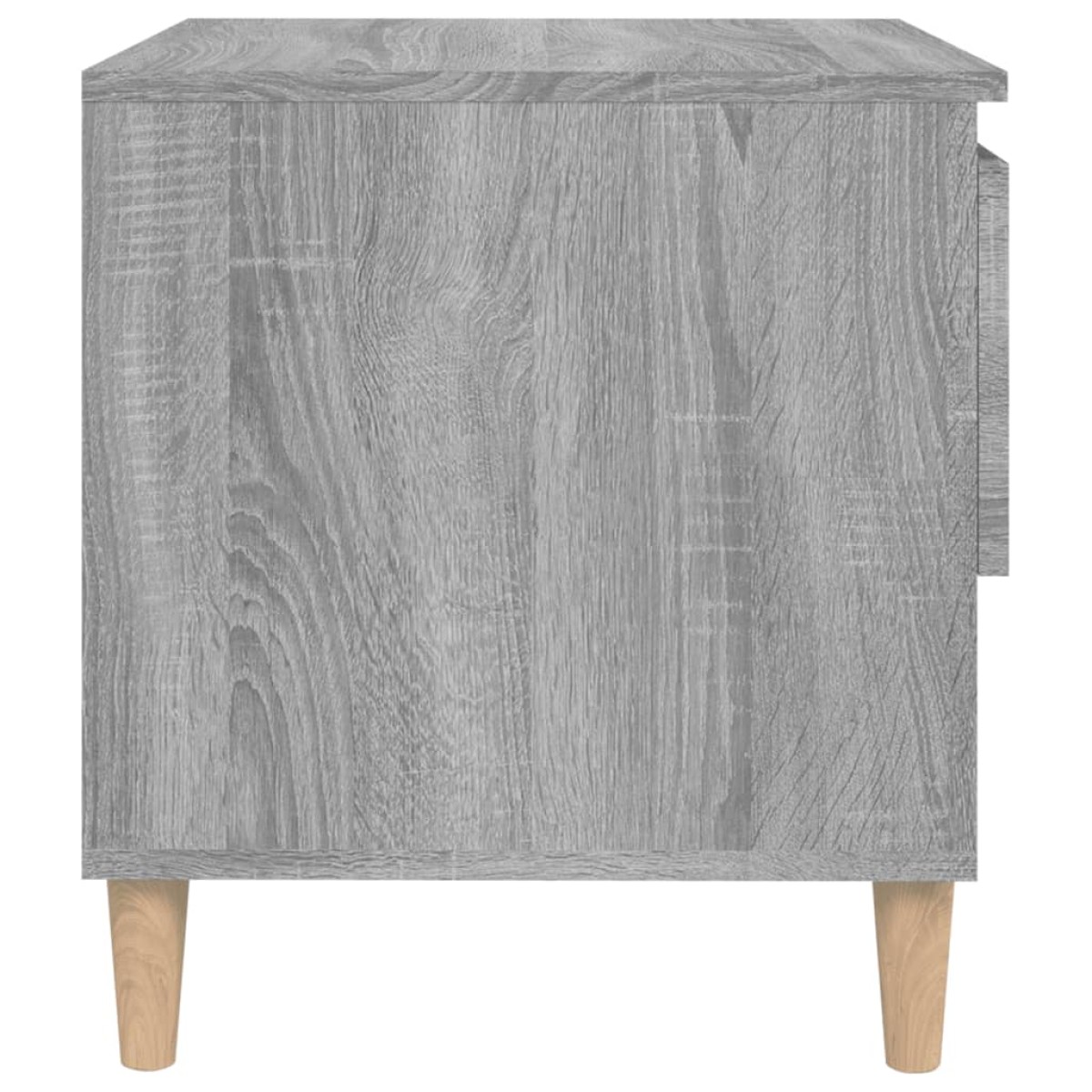 vidaXL Κομοδίνο Γκρι Sonoma 50x46x50 εκ. από Επεξεργασμένο Ξύλο