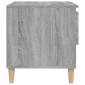 vidaXL Κομοδίνο Γκρι Sonoma 50x46x50 εκ. από Επεξεργασμένο Ξύλο