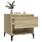 vidaXL Βοηθητικά Τραπέζια 2 τεμ. Sonoma Δρυς 50x46x50 εκ. Επεξ. Ξύλο