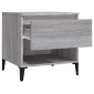vidaXL Βοηθητικό Τραπέζι Γκρι Sonoma 50x46x50 εκ. Επεξεργασμένο Ξύλο