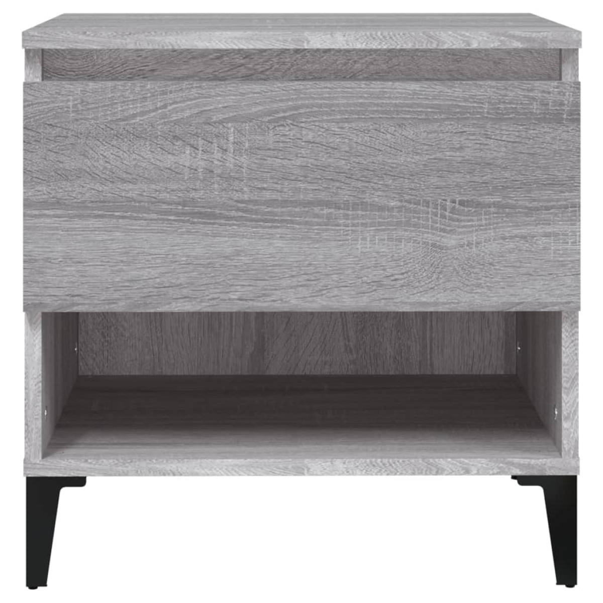 vidaXL Βοηθητικά Τραπέζια 2 τεμ. Γκρι Sonoma 50x46x50 εκ. Επεξ. Ξύλο