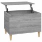 vidaXL Τραπεζάκι Σαλονιού Γκρι Sonoma 60x44,5x45εκ. Επεξεργασμένο Ξύλο