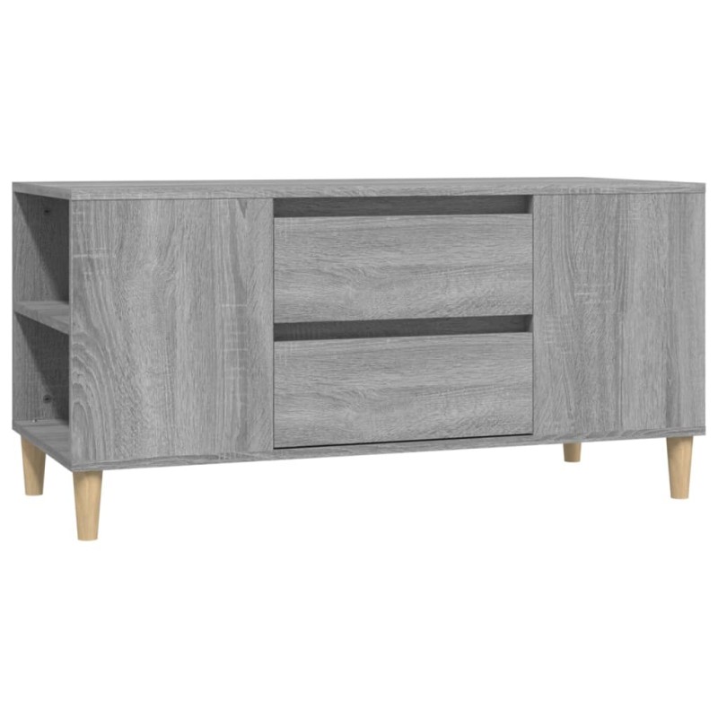 vidaXL Έπιπλο Τηλεόρασης Γκρι Sonoma 102x44,5x50εκ. Επεξεργασμένο Ξύλο