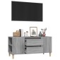 vidaXL Έπιπλο Τηλεόρασης Γκρι Sonoma 102x44,5x50εκ. Επεξεργασμένο Ξύλο