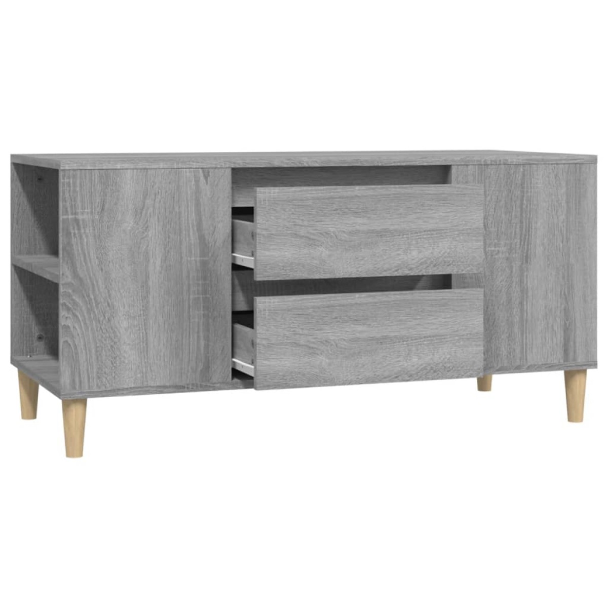 vidaXL Έπιπλο Τηλεόρασης Γκρι Sonoma 102x44,5x50εκ. Επεξεργασμένο Ξύλο
