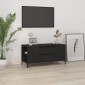 vidaXL Έπιπλο Τηλεόρασης Μαύρο 102x44,5x50 εκ. Επεξεργασμένο Ξύλο