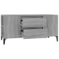 vidaXL Έπιπλο Τηλεόρασης Γκρι Sonoma 102x44,5x50 εκ. από Επεξεργ. Ξύλο