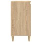 vidaXL Κομοδίνα 2 τεμ. Sonoma Δρυς 40x35x70 εκ. από Επεξεργασμένο Ξύλο