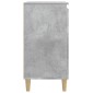 vidaXL Κομοδίνα 2 τεμ. Γκρι Σκυροδέματος 40x35x70 εκ. Επεξεργ. Ξύλο