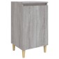 vidaXL Κομοδίνο Γκρι Sonoma 40x35x70 εκ. από Επεξεργασμένο Ξύλο
