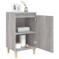 vidaXL Κομοδίνα 2 τεμ. Γκρι Sonoma 40x35x70 εκ. από Επεξεργασμένο Ξύλο