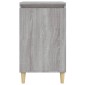 vidaXL Κομοδίνα 2 τεμ. Γκρι Sonoma 40x35x70 εκ. από Επεξεργασμένο Ξύλο
