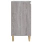 vidaXL Κομοδίνα 2 τεμ. Γκρι Sonoma 40x35x70 εκ. από Επεξεργασμένο Ξύλο