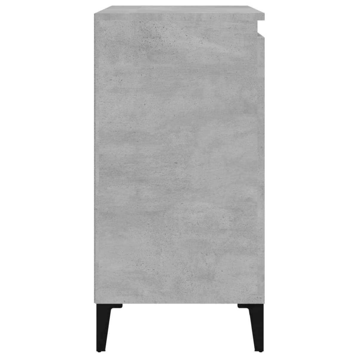 vidaXL Κομοδίνο Γκρι Σκυρ. 40x35x70 εκ. από Επεξεργασμένο Ξύλο
