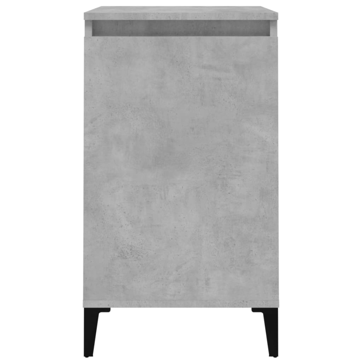 vidaXL Κομοδίνα 2 τεμ. Γκρι Σκυροδέματος 40x35x70 εκ. Επεξεργ. Ξύλο