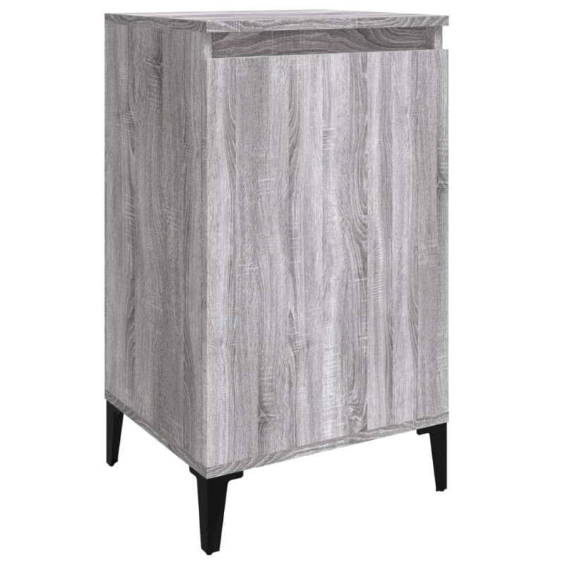 vidaXL Κομοδίνο Γκρι Sonoma 40x35x70 εκ. από Επεξεργασμένο Ξύλο