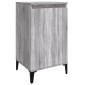 vidaXL Κομοδίνο Γκρι Sonoma 40x35x70 εκ. από Επεξεργασμένο Ξύλο