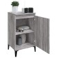 vidaXL Κομοδίνο Γκρι Sonoma 40x35x70 εκ. από Επεξεργασμένο Ξύλο