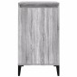 vidaXL Κομοδίνο Γκρι Sonoma 40x35x70 εκ. από Επεξεργασμένο Ξύλο