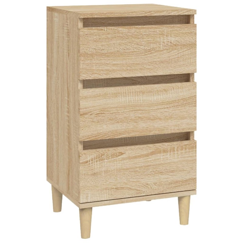 vidaXL Κομοδίνο Sonoma Δρυς 40x35x70 εκ. από Επεξεργασμένο Ξύλο