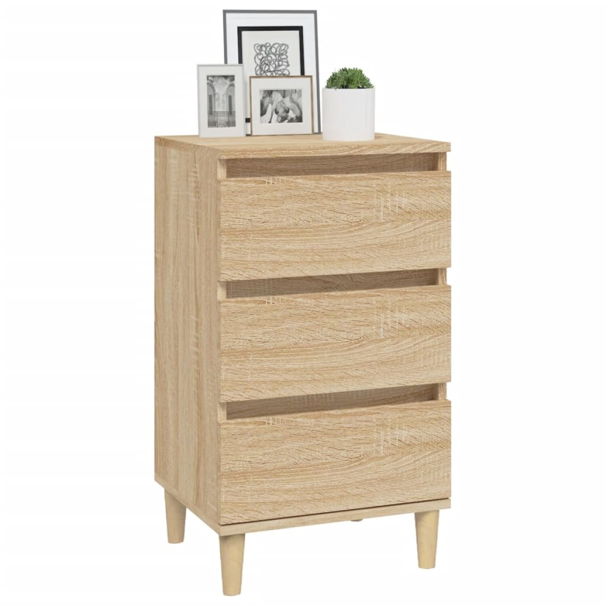 vidaXL Κομοδίνο Sonoma Δρυς 40x35x70 εκ. από Επεξεργασμένο Ξύλο