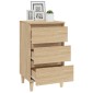 vidaXL Κομοδίνο Sonoma Δρυς 40x35x70 εκ. από Επεξεργασμένο Ξύλο