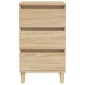vidaXL Κομοδίνο Sonoma Δρυς 40x35x70 εκ. από Επεξεργασμένο Ξύλο