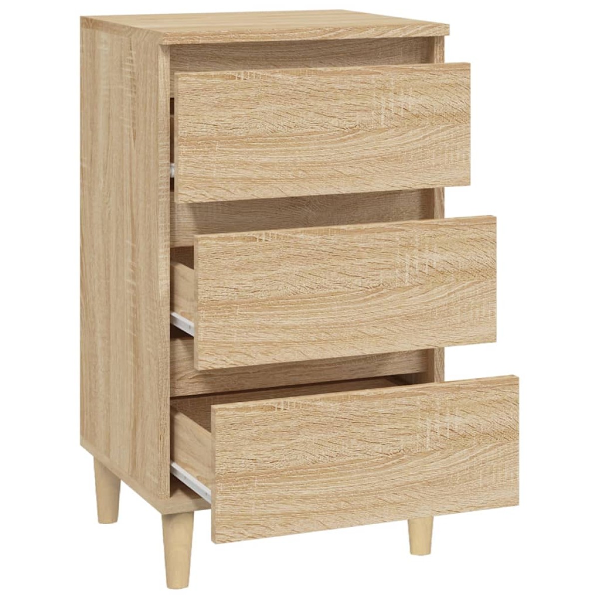 vidaXL Κομοδίνο Sonoma Δρυς 40x35x70 εκ. από Επεξεργασμένο Ξύλο