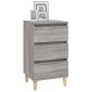 vidaXL Κομοδίνο Γκρι Sonoma 40x35x70 εκ. από Επεξεργασμένο Ξύλο
